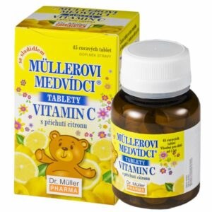 Dr. Müller Müllerovi medvídci s vitaminem C citron 45 tablet