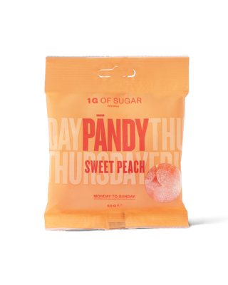 PÄNDY Candy Sweet Peach gumové bonbony 50 g