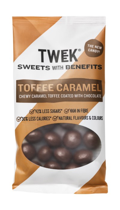 TWEEK Toffee Caramel bonbóny v mléčné čokoládě 65 g