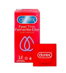 Durex Feel Thin Extra Lubricated kondomy 12 ks