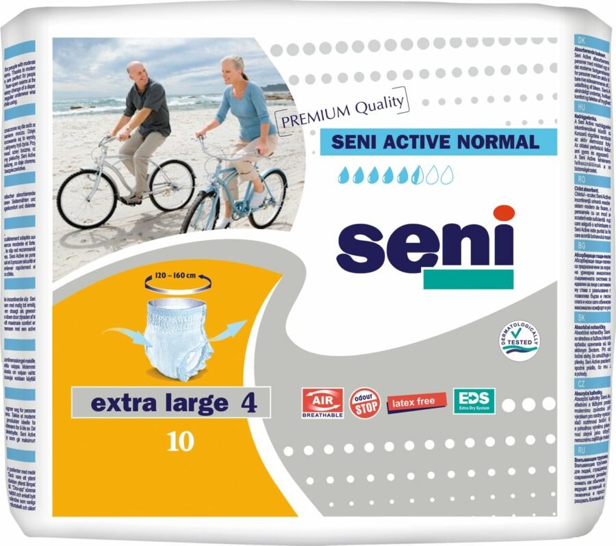 Seni Active Normal Extra Large inkontinenční plenkové kalhotky 10 ks