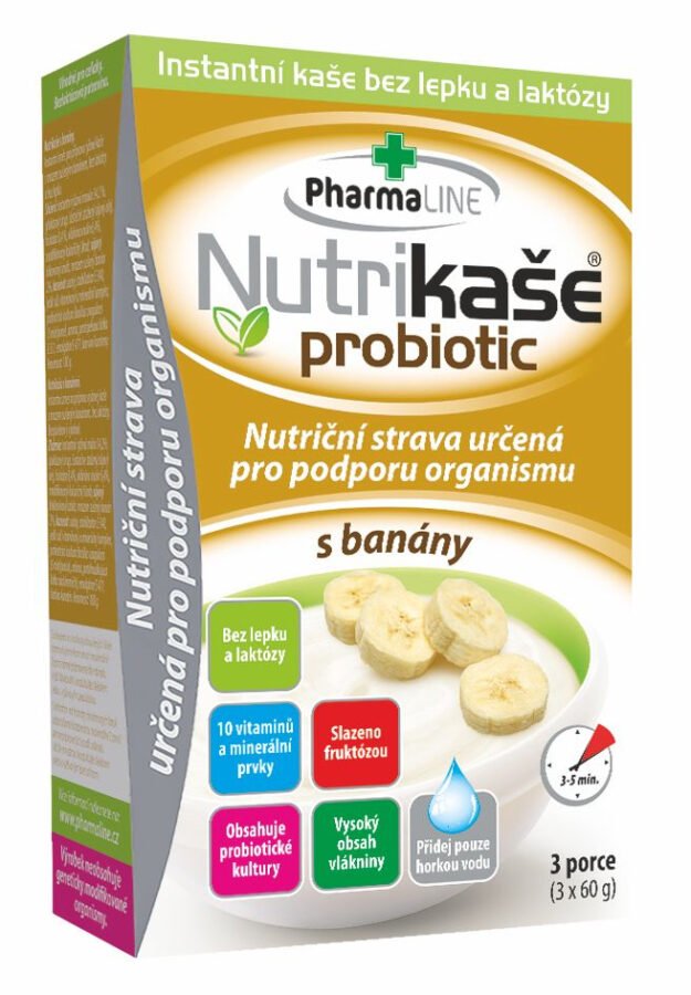 Nutrikaše probiotic s banány 3x60 g