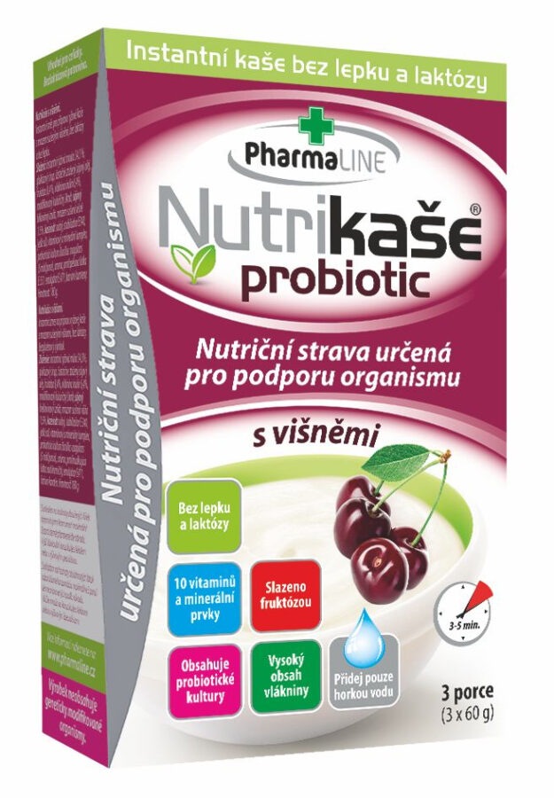 Nutrikaše probiotic s višněmi 3x60 g