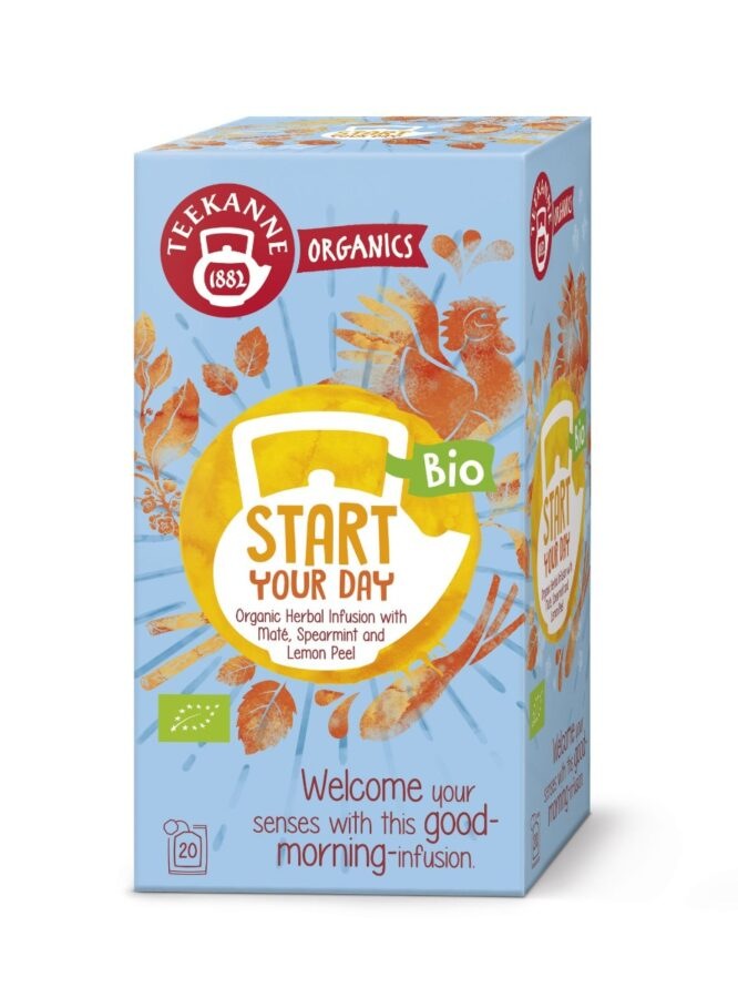 Teekanne Organics BIO Start your day čaj porcovaný 20x1