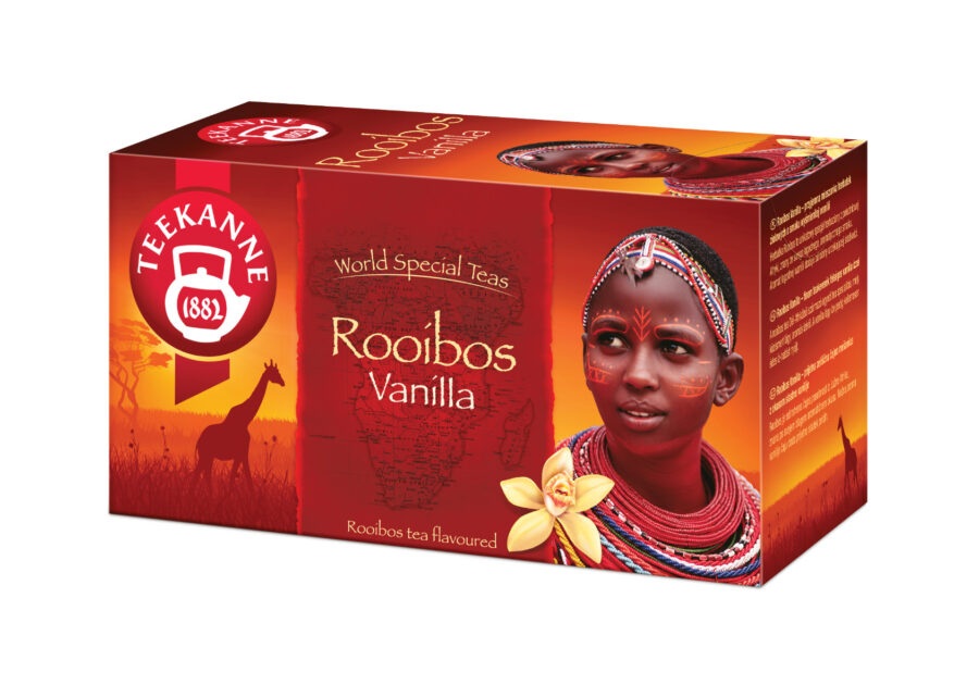 Teekanne Rooibos Vanilla čaj porcovaný 20x1