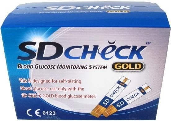 Testovací proužky pro glukometr SD-CHECK GOLD 50 ks