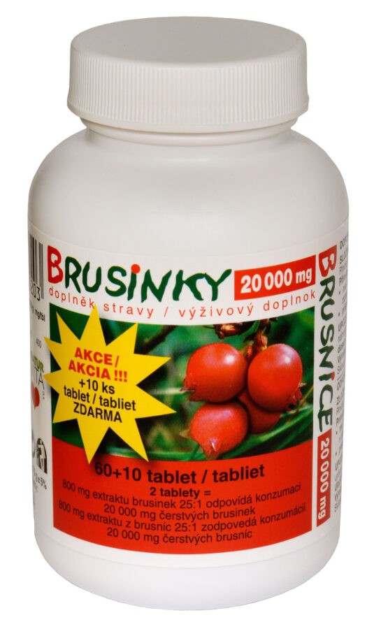 Naturvita Brusinky AKCE 60+10 tablet
