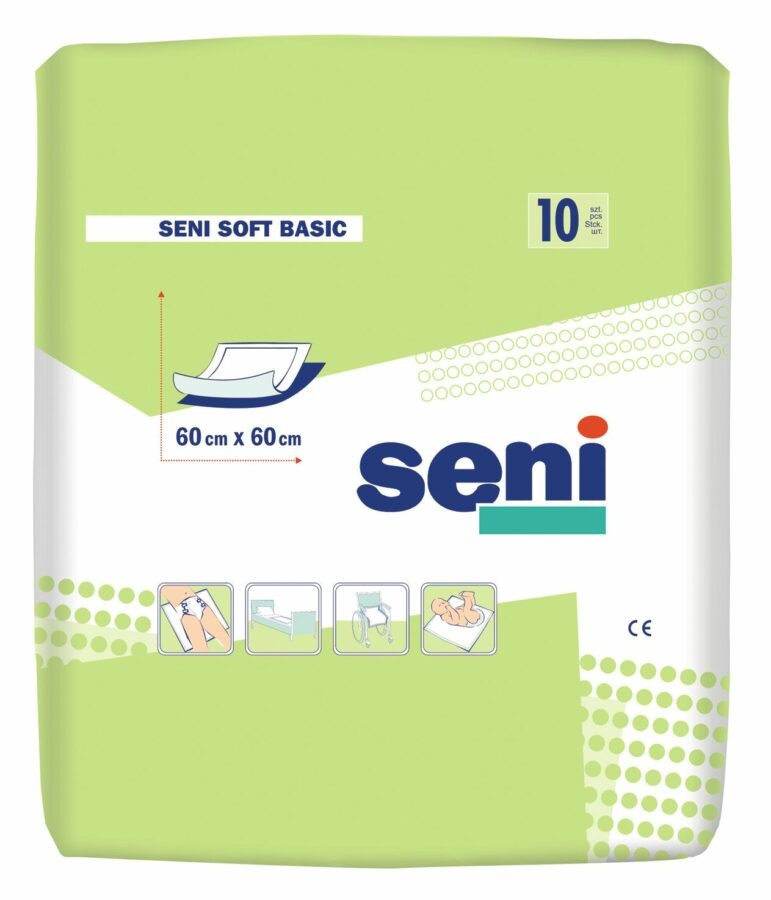 Seni Soft Basic 60x60 cm absorpční podložky 10 ks
