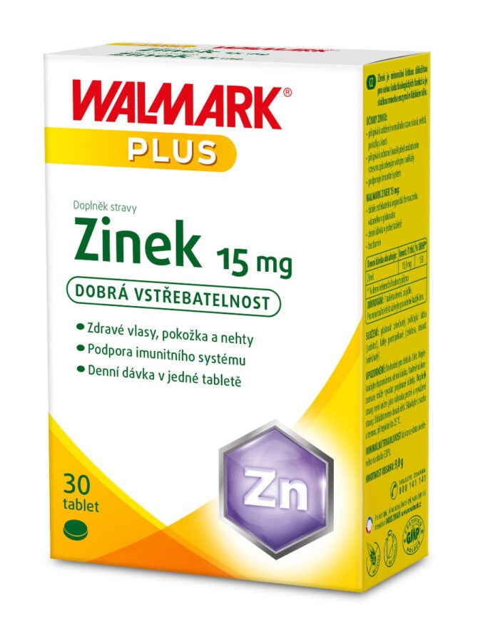 Walmark Zinek 15 mg 30 tablet