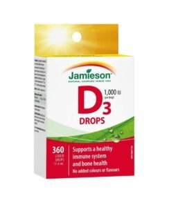 Jamieson Vitamín D3 1000 IU kapky 11