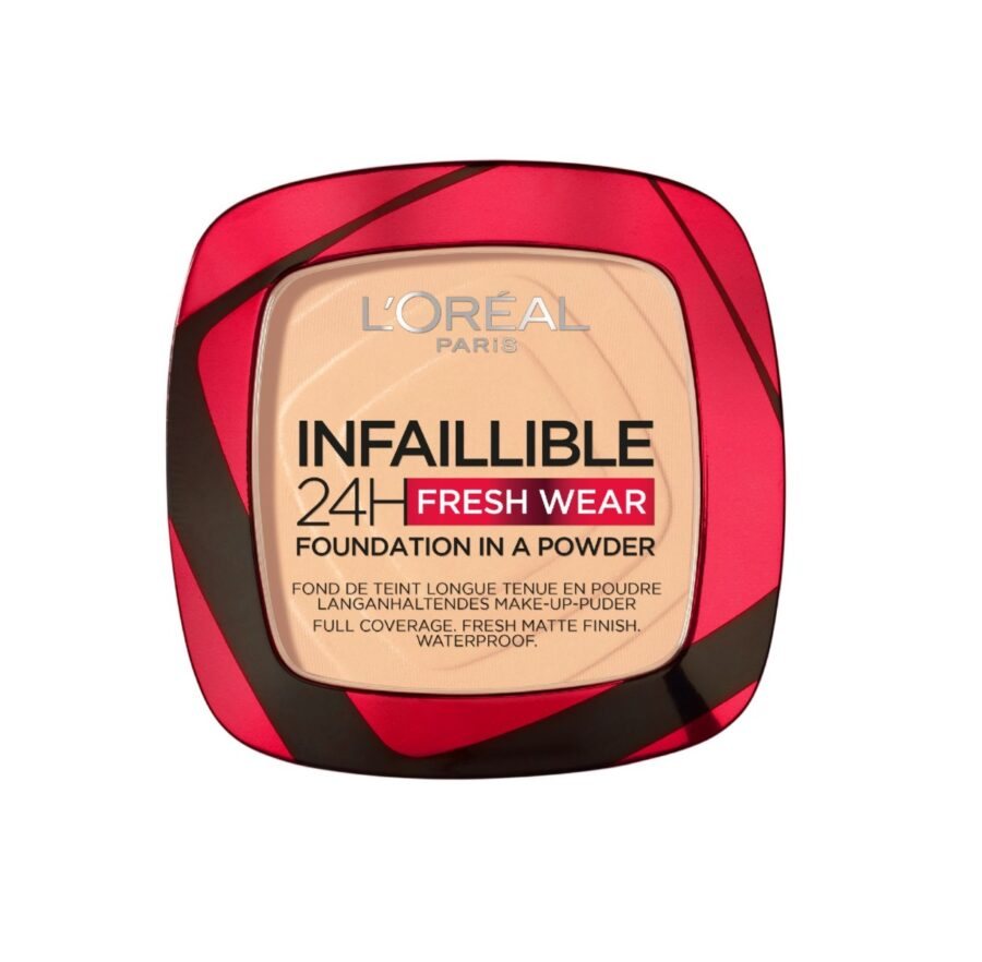 Loréal Paris Infaillible Fresh Wear 24H Foundation in a Powder odstín 40 Cashmere make-up v pudru 9 g