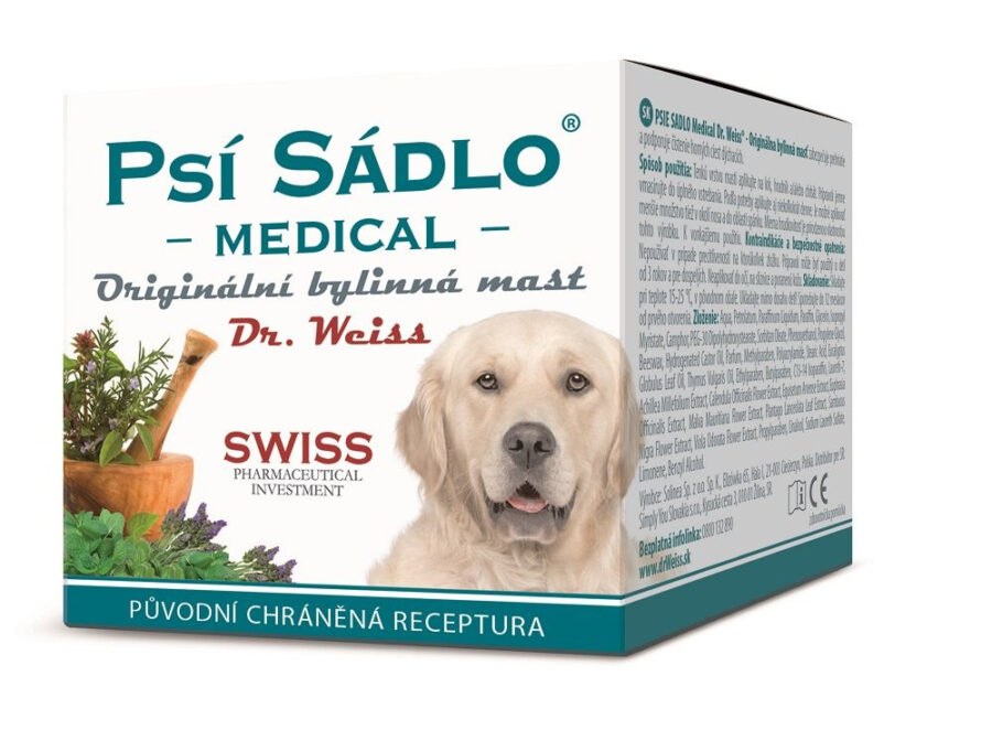 Dr. Weiss PSÍ SÁDLO Medical originální bylinná mast 75 ml