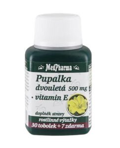Medpharma Pupalka dvouletá 500 mg + Vitamín E 37 tobolek