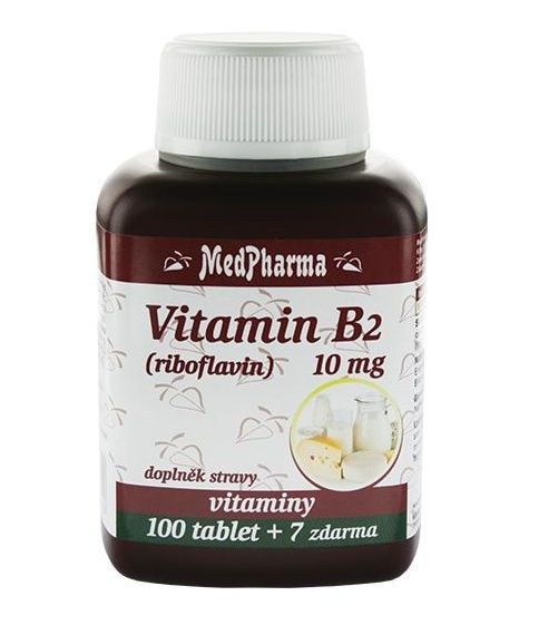 Medpharma Vitamin B2 (riboflavin) 10 mg 107 tablet