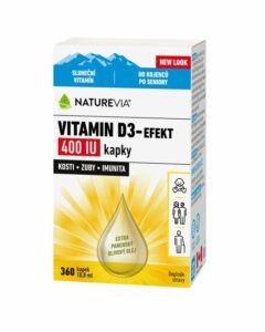 NatureVia Vitamin D3-Efekt 400 IU kapky 10