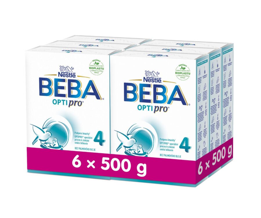BEBA OPTIPRO 4 Batolecí mléko 6x500 g
