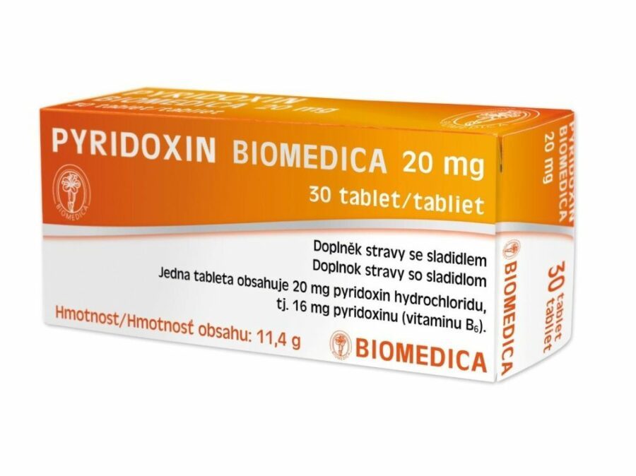Biomedica Pyridoxin 20 mg 30 tablet