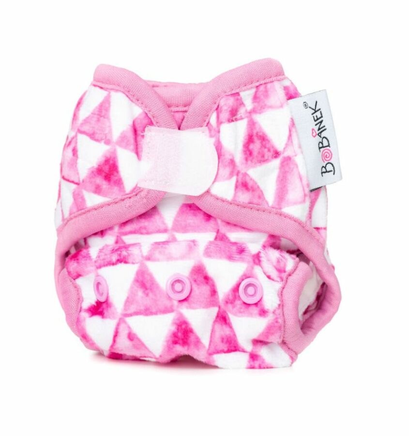 Bobánek Novorozenecké svrchní kalhotky extra jemné suchý zip 1 ks trojúhelníčky