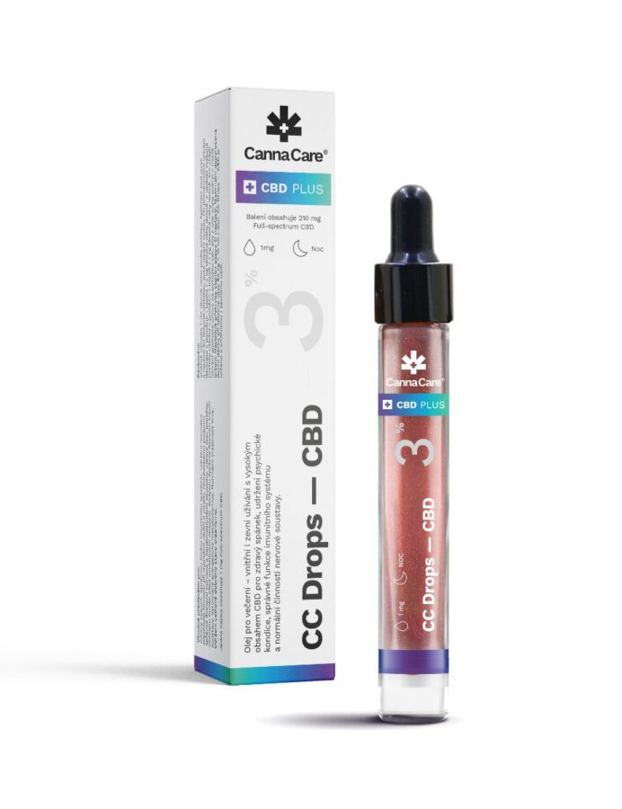 CannaCare CC Drops - CBD 3% noc 7 ml