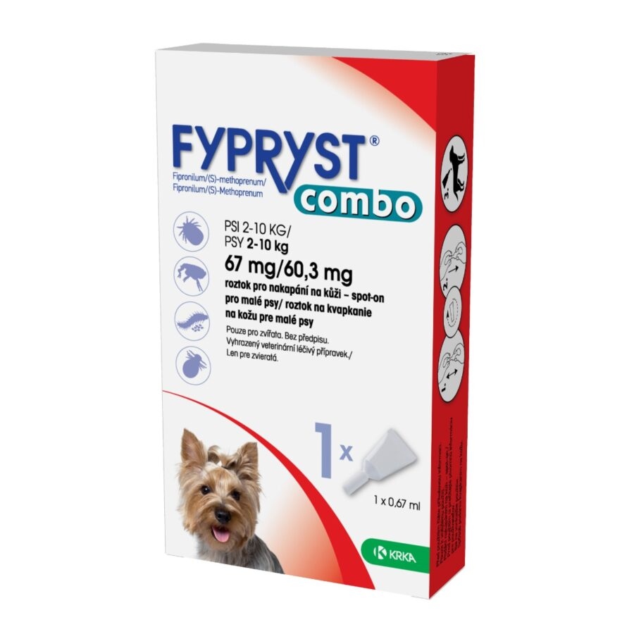 Fypryst Combo spot-on pro malé psy 2-10 kg 67 mg/60