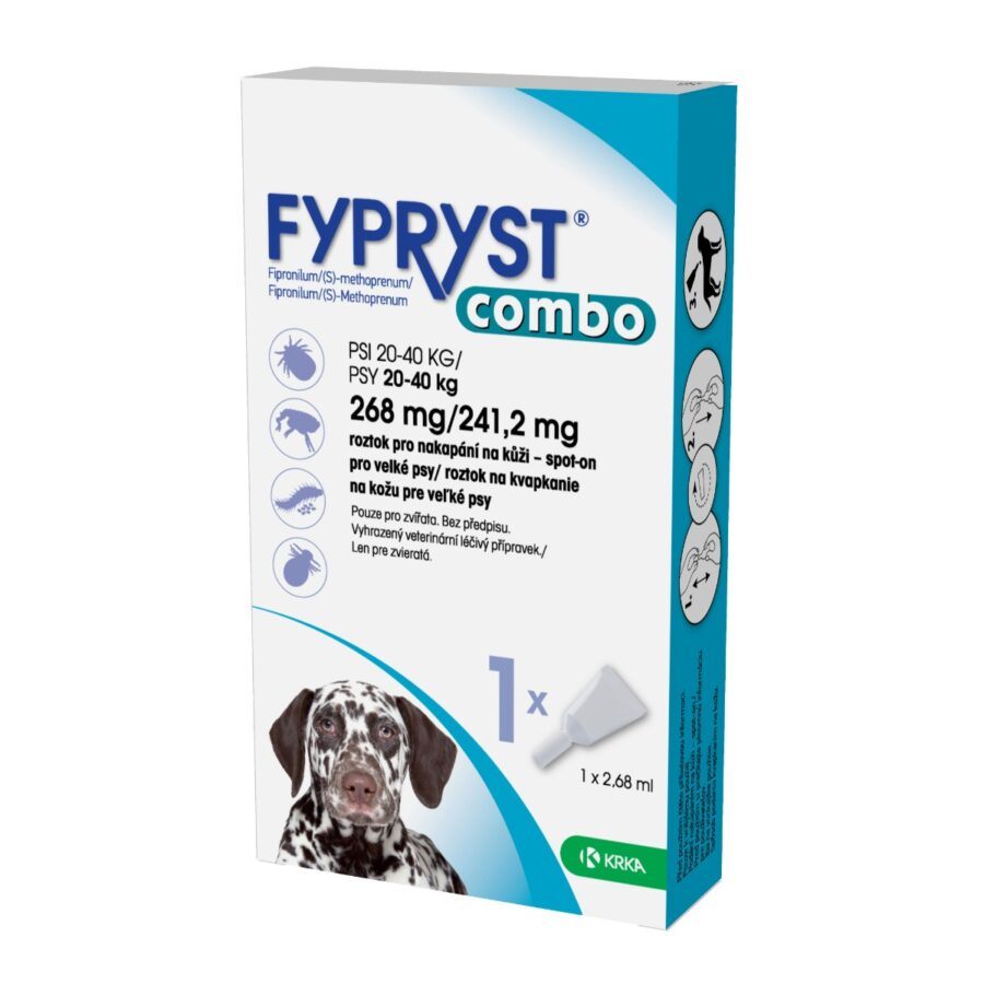 Fypryst Combo spot-on pro velké psy 20-40 kg 268 mg/241
