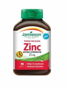 Jamieson Zinek 25 mg s postupným uvolňováním 90 tablet