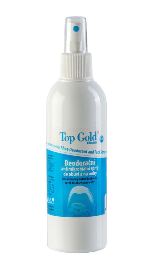 Top gold Deodorační antimikrobiální sprej na nohy a do obuvi 150 g