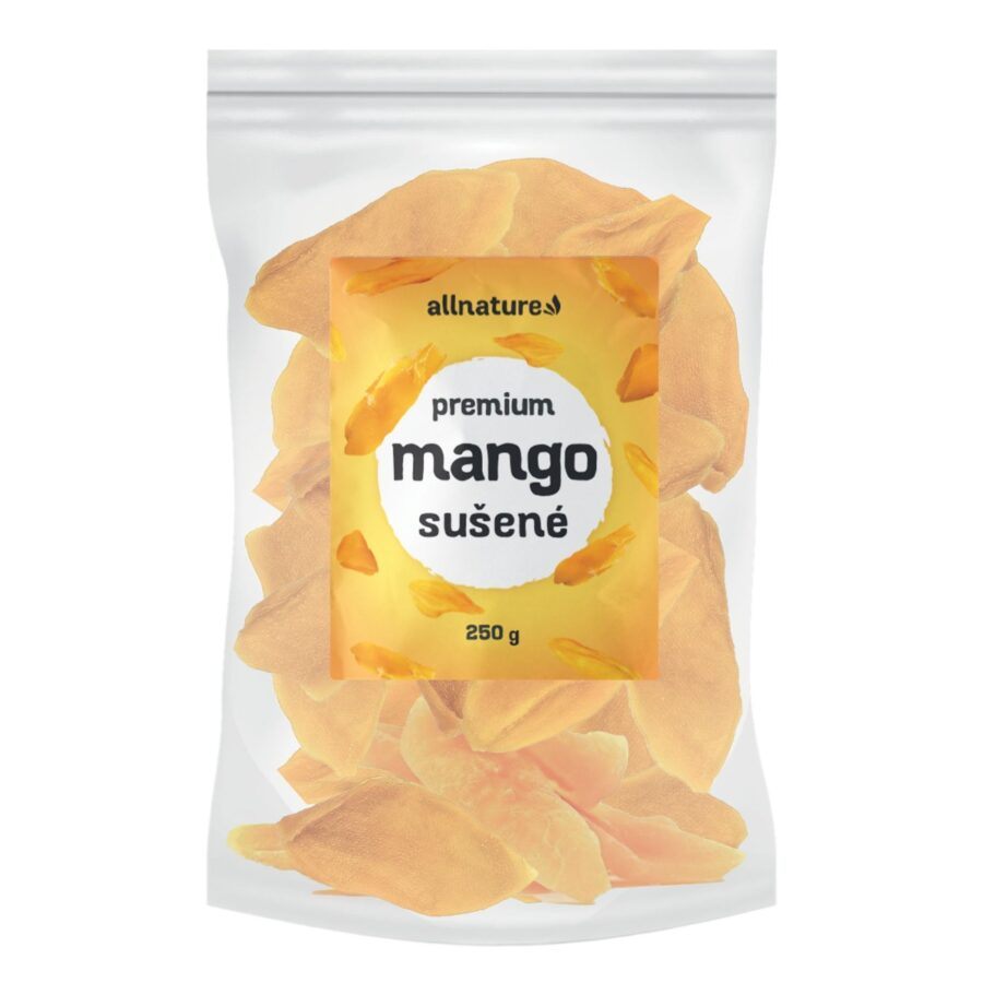 Allnature Mango sušené plátky Premium 250 g
