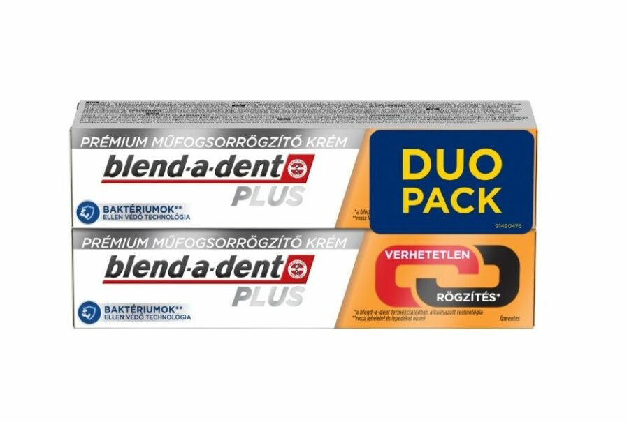 Blend-a-dent Plus upevňující krém duo pack 2x40 g