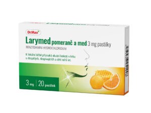 Dr.Max Larymed pomeranč a med 3 mg 20 pastilek