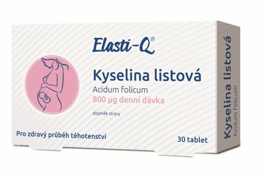 Elasti-q Kyselina listová 800 µg 30 tablet