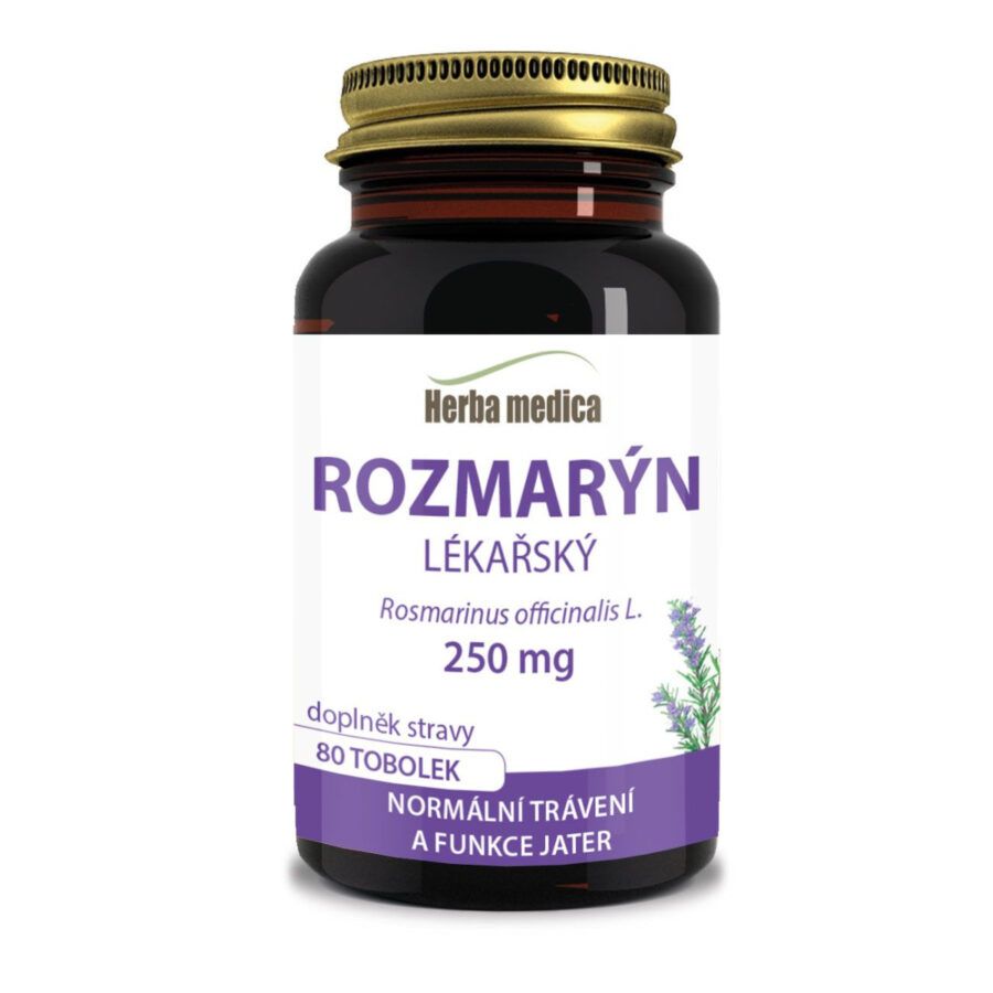 Herbamedica Rosmaria Rozmarýn lékařský 250 mg 80 tobolek
