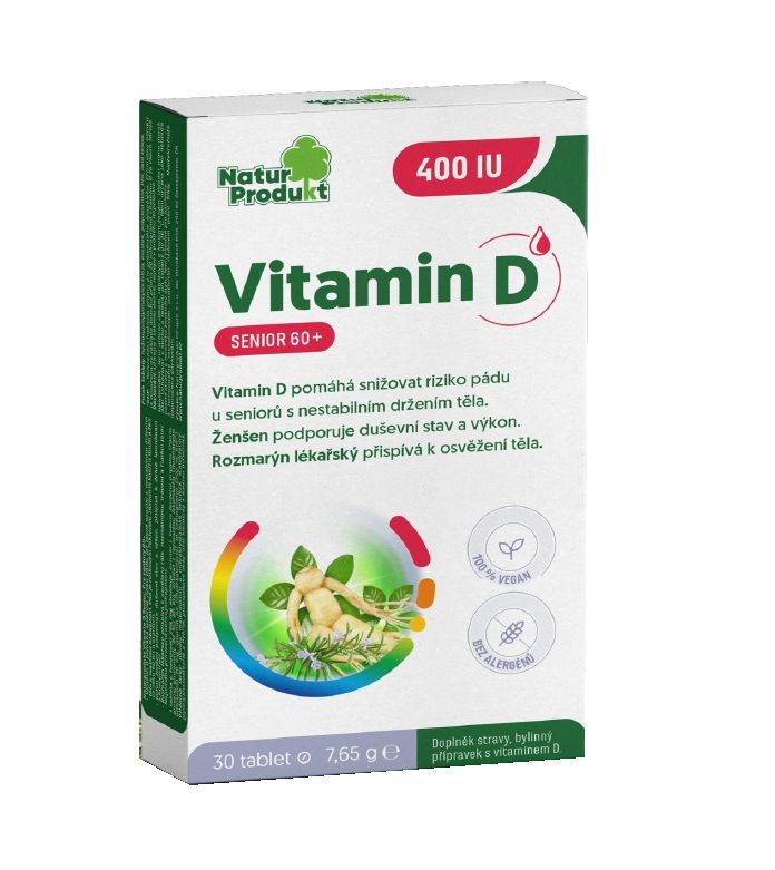 Naturprodukt Vitamin D Senior 60+ 30 tablet