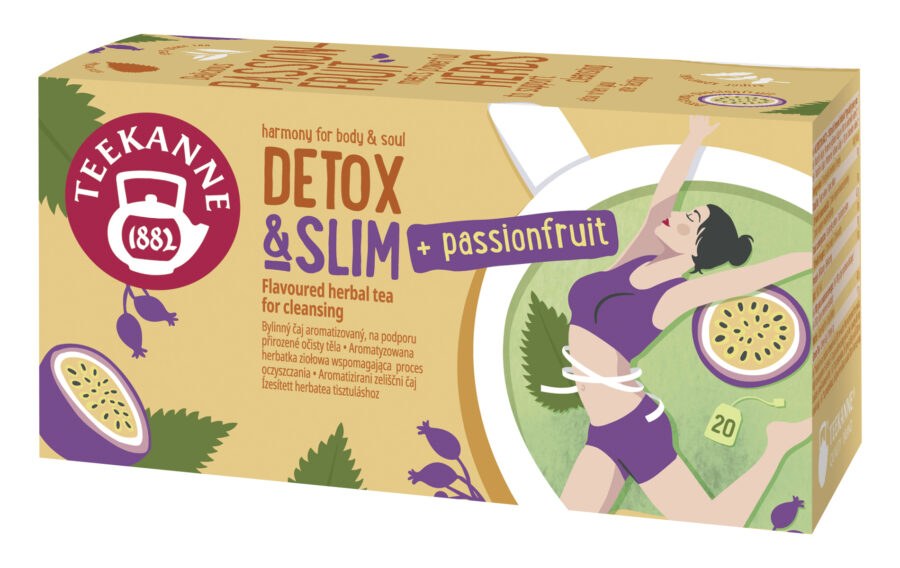 Teekanne Detox&Slim Passionfruit porcovaný čaj 20x1