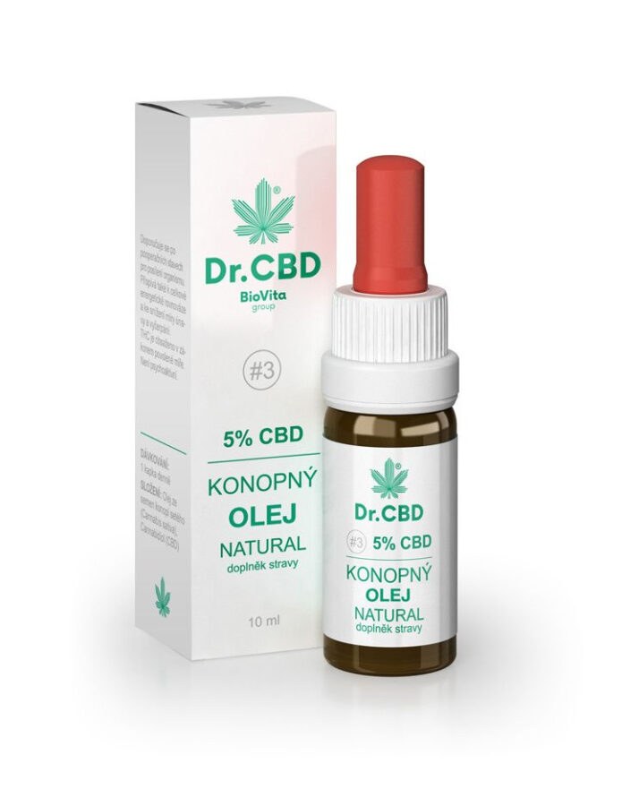 Dr.CBD 5% CBD konopný olej 10 ml