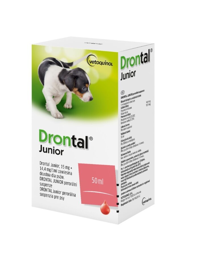 Drontal Junior perorální suspenze 50 ml