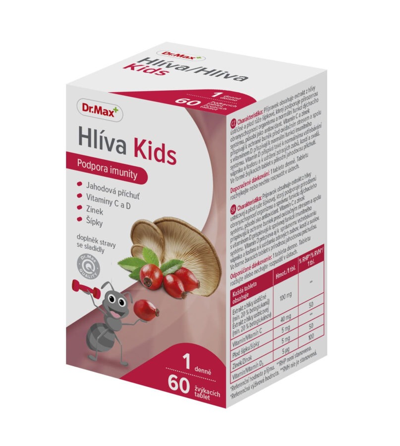 Dr.Max Hlíva Kids 60 žvýkacích tablet