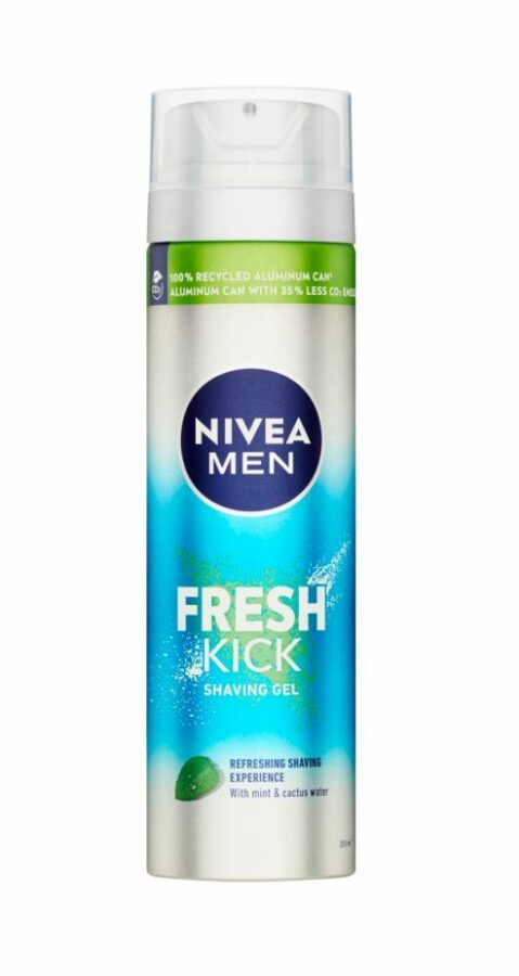 Nivea Men Fresh Kick gel na holení pro muže 200 ml