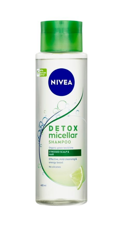 Nivea Micellar Detoxikační micelární šampon se zeleným čajem 400 ml