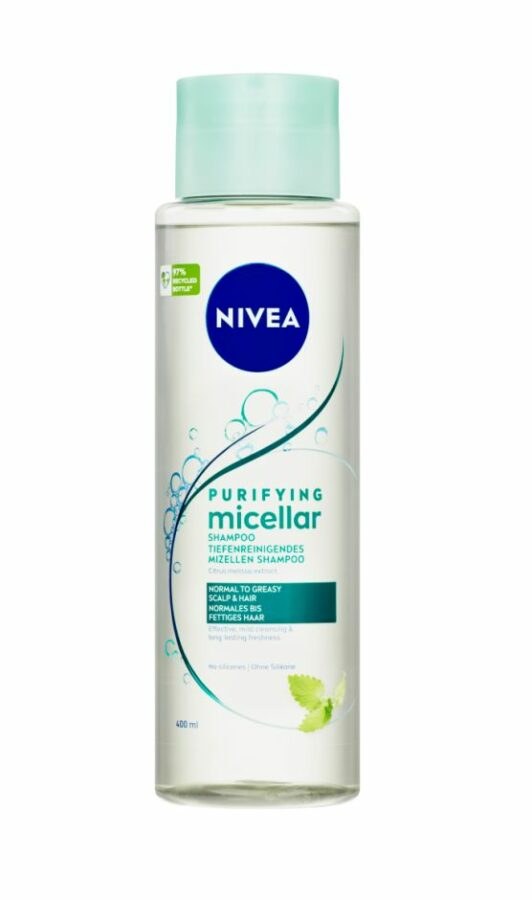 Nivea Micellar Osvežující micelární šampon 400 ml