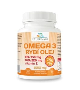 Dr. Natural Omega 3 Rybí olej 1000 mg 150 kapslí