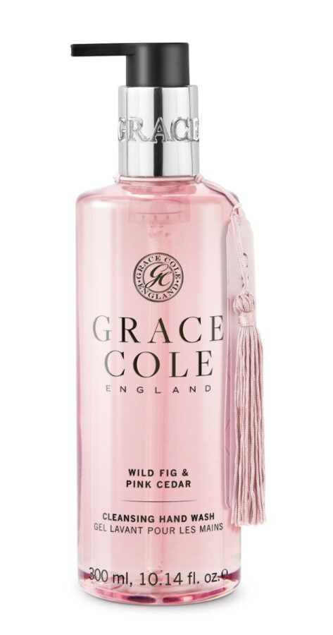Grace Cole Wild Fig & Pink Cedar tekuté mýdlo na ruce 300 ml
