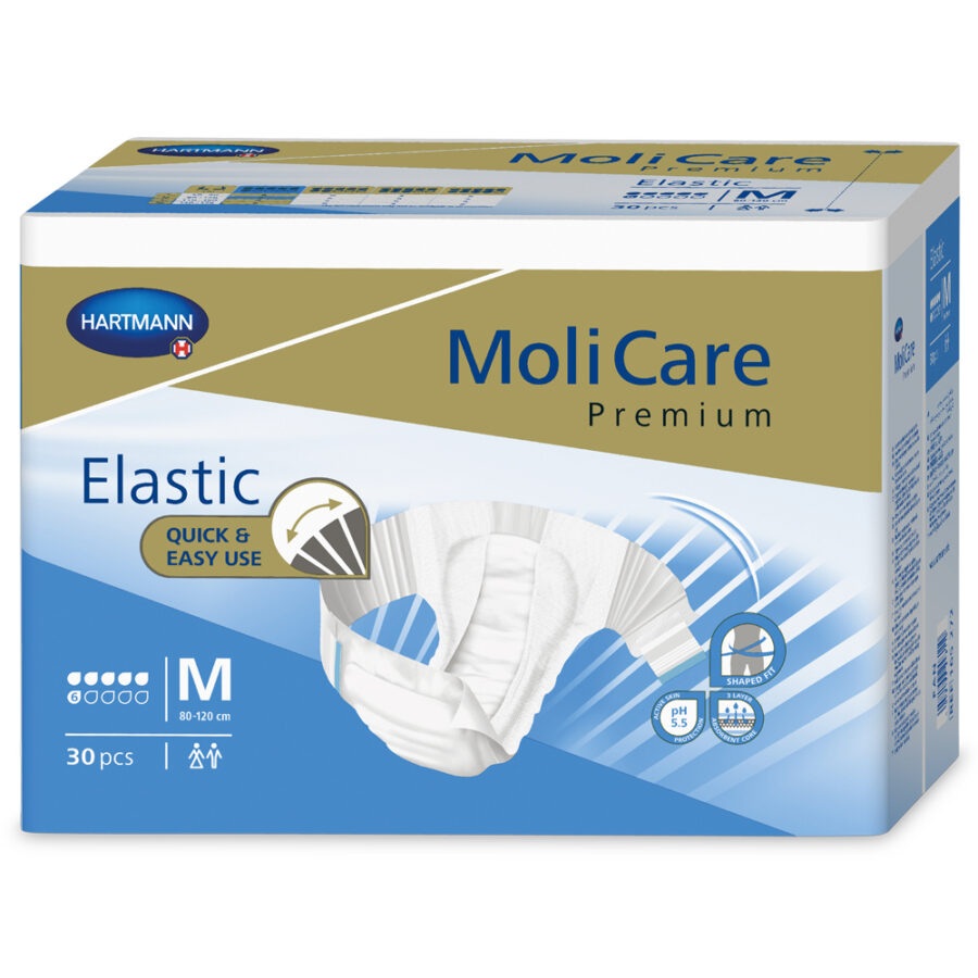 MoliCare Elastic 6 kapek vel. M inkontinenční kalhotky 30 ks