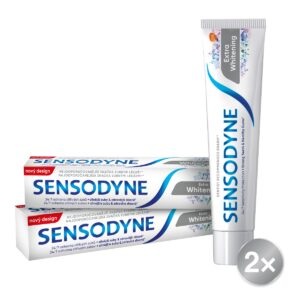 Sensodyne Extra Whitening zubní pasta 2x75 ml