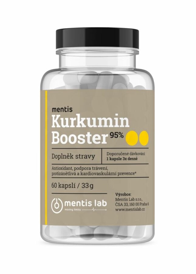 Mentis Kurkumin Booster 95% 60 kapslí