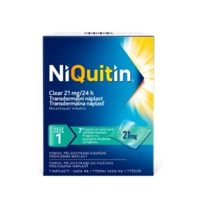 Niquitin Clear 21 mg transdermální náplast 7 ks