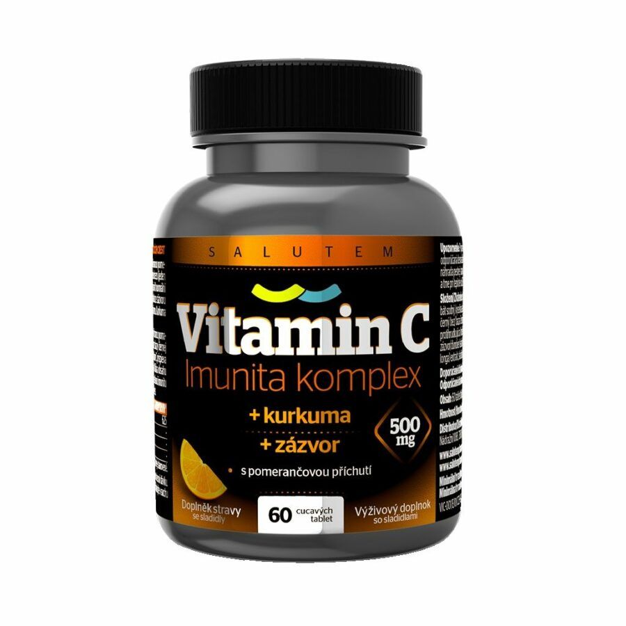 Salutem Vitamin C 500 mg Imunita komplex kurkuma + zázvor 60 tablet
