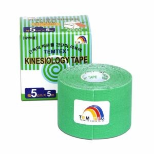 TEMTEX Kinesio tape 5 cm x 5 m tejpovací páska zelená