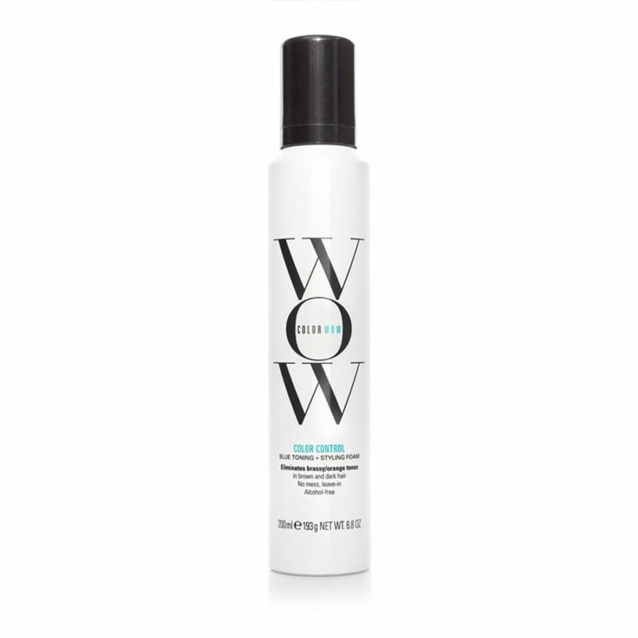 Color Wow Color Control Blue Toning and Styling Foam pěna pro tmavé vlasy 200 ml