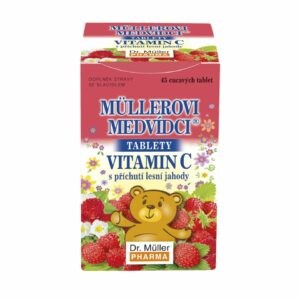 Dr. Müller Müllerovi medvídci s vitaminem C lesní jahoda 45 tablet